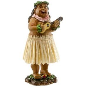 Dashboard Hula Doll Hawaii Braddah W Ukulele Sweet KeAloha Hula Dance New